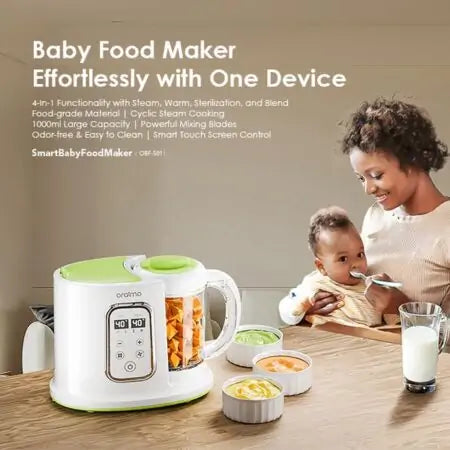 Accessoires inclus du robot culinaire Oraimo OBF-501 pour bébé