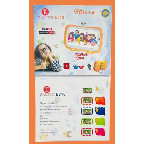 Luxury Touch Tablette Educative E815 6 Goram + 128 Go 7 Pouce