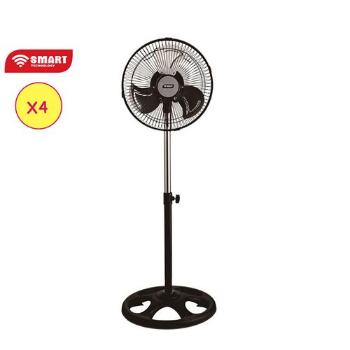 4 VENTILATEURS SMART 10" SMART TECHNOLOGY(STV-1005BC) (4PC/CRT)-Garantie 1 Mois