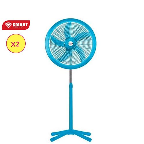 2 VENTILATEURS 18" (STV-1878C) (2PC/CRT)-SMART TECHNOLOGY -COULEUR BLEU