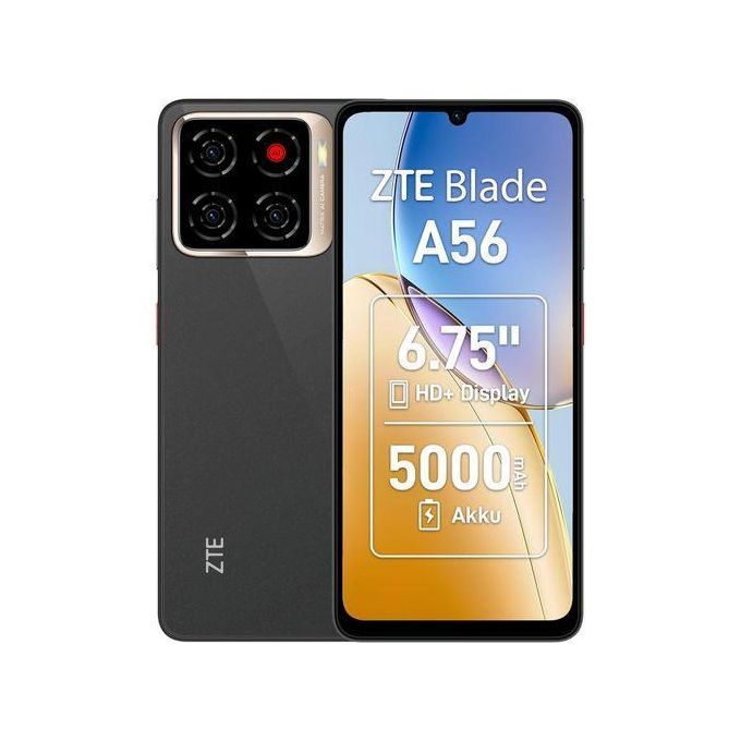 ZTE Blade A56( 4+8)Go/128Go - Noir