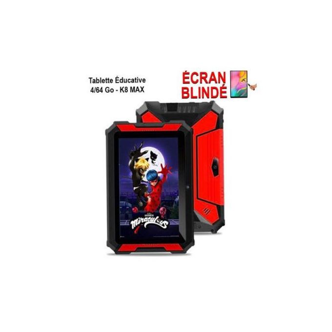 BEBE TAB K8 MAX Tablette éducative Blindée - 64Go ROM + 4Go RAM - 7 Pouces