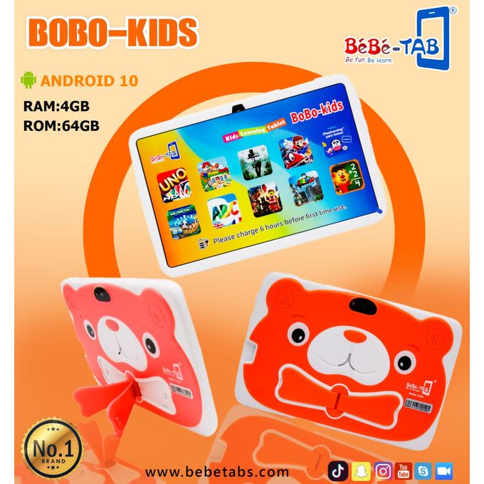 BEBE TAB Tablette enfant + Antichoc - 7 - ROM 16Go - RAM 2Go - Android -  3000mAh - Prix pas cher