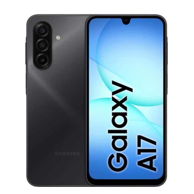 Samsung Galaxy A17 5G - 6,7 Pouces - 2 SIM - 8 Go/256 Go - 13Mpx/50+2 Mpx - 5000 mAh - NOIR