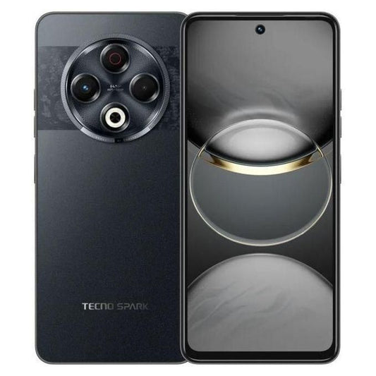 Tecno SPARK 30 - 6.78 Pouces - 4G - 2 SIM - 128GB - (8+8)GB De RAM - 13MP/64MP - 5000 MAh - Noir
