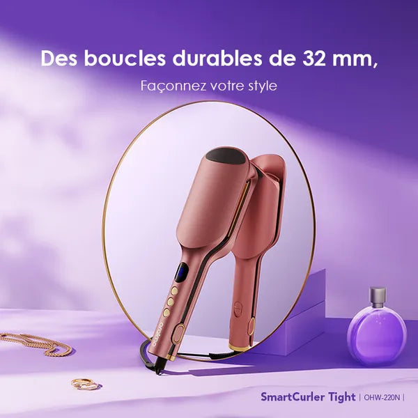 Résultat avant après boucles volumineuses avec Oraimo OHW-220N