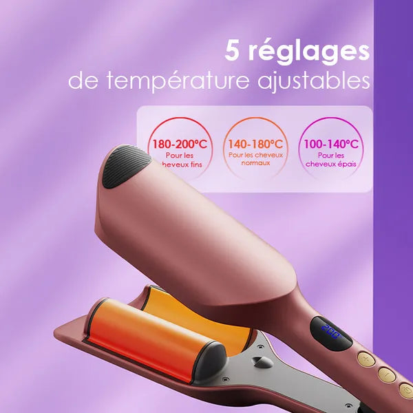 Résultat avant après boucles volumineuses avec Oraimo OHW-220N