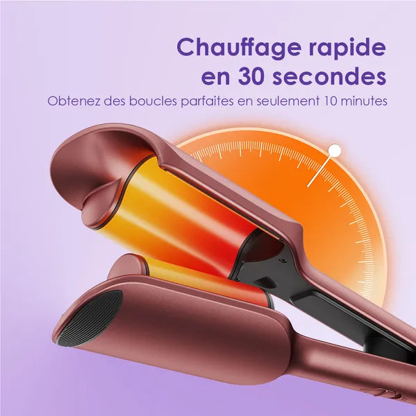 Résultat avant après boucles volumineuses avec Oraimo OHW-220N