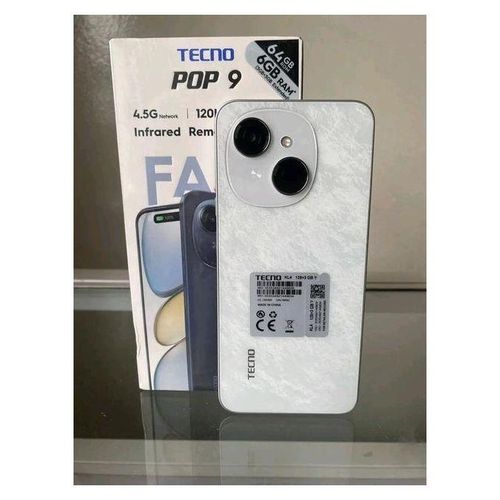 Tecno Pop 9- 6,6'' - 4G - 2 Sim - 3/128 Go - 4,5 G Lte - 13Mpx - 5000mAh