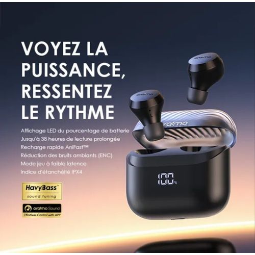 Oraimo AirBuds 4 OTW-340 – Écouteurs True Wireless