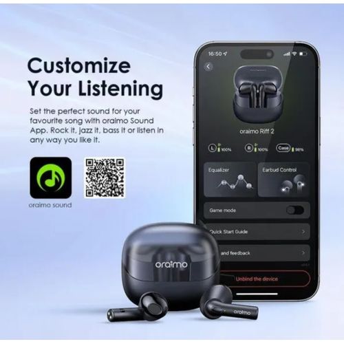 Oraimo OEB-E04D – Écouteurs Sans Fil Semi-Intra-Auriculaires