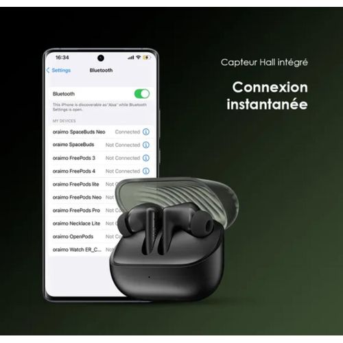 Oraimo SpaceBuds Neo OTW-323 – Écouteurs True Wireless