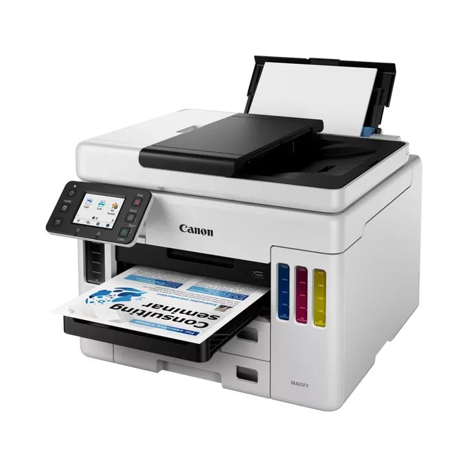 Canon MAXIFY GX7040 – Imprimante professionnelle 4-en-1 à réservoirs, Wi-Fi et Ethernet | 650 feuilles et Fax