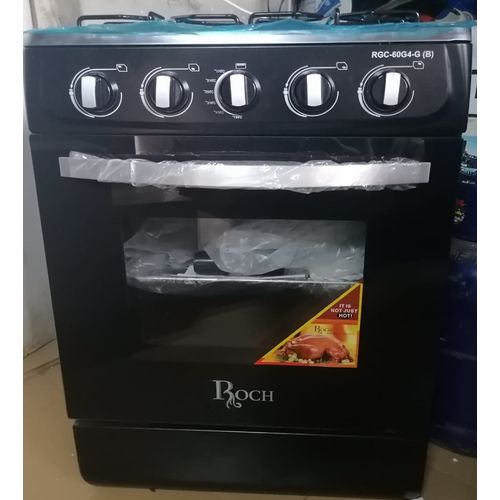 Roch Gazinière 4 Feux RGC-60 Grand -60×60 CM - TRES BONNE Qualité- ALLUMAGE AUTOMATIQUE- 6 Mois De Garantie