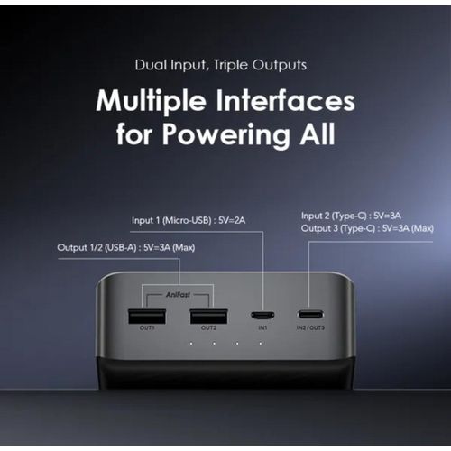 Powerbank haute capacité Oraimo OPB-1270 Traveler 3 Lit pour voyage et urgence