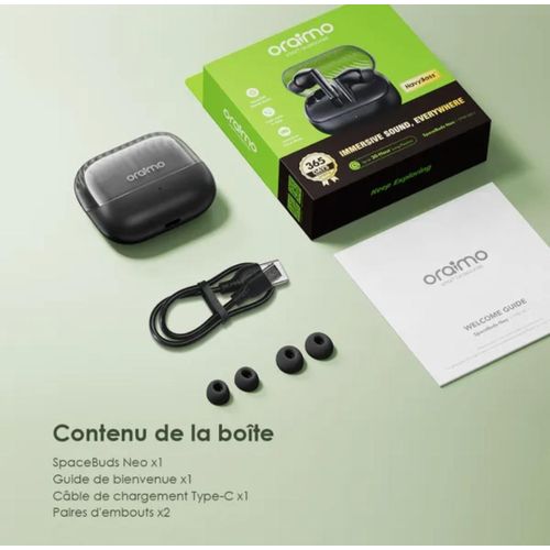 Oraimo SpaceBuds Neo OTW-323 – Écouteurs True Wireless