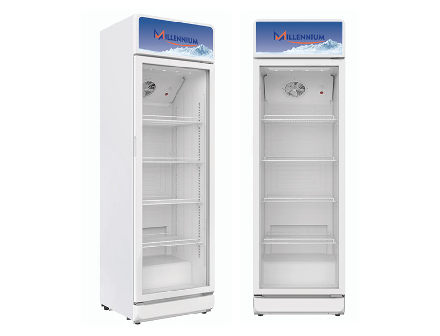 Réfrigérateur vitré 300 L Millennium UC-370WH