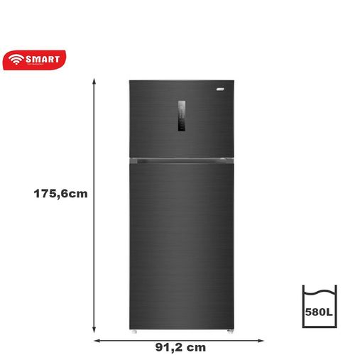 Réfrigérateur Américain STR-858M avec grande capacité et design contemporain.