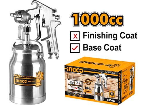 Pistolet pulvérisateur de peinture INGCO ASG3102