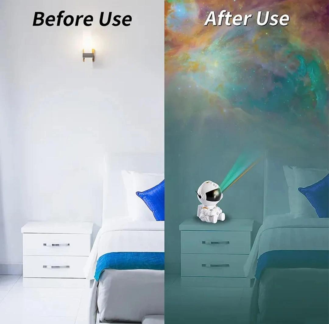 Astronaute  Projecteur Veilleuse Étoilée