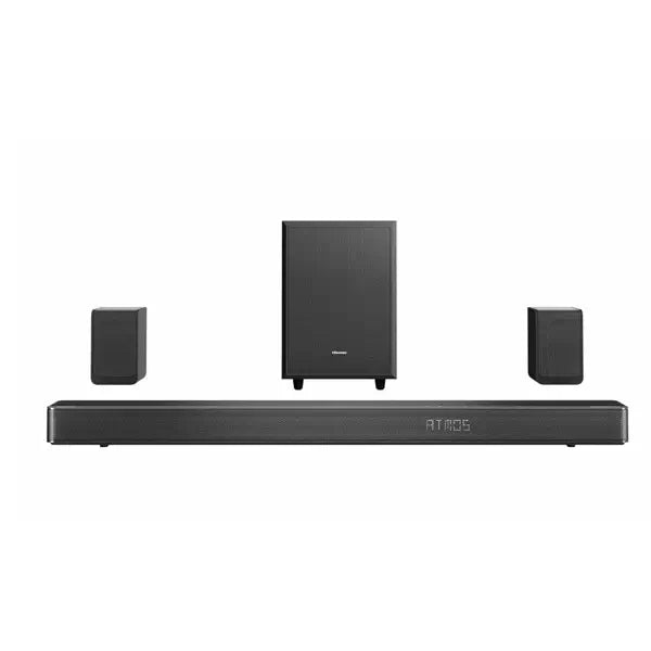 Barre de son sans fil avec télécommande Hisense 420 W 9 haut parleurs HDMI Coaxial BT AX5120G