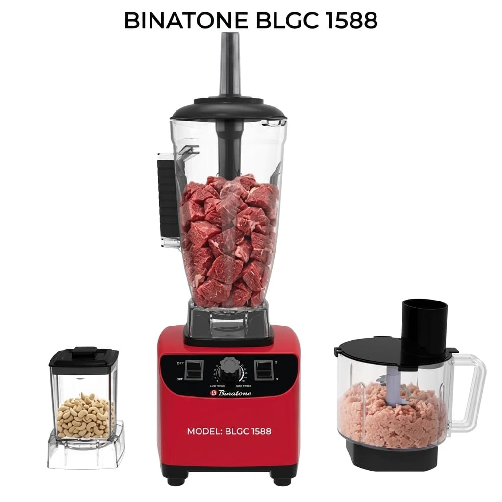Blender Binatone BLGC-1588 - set 3 pièces blender, moulin et hachoir