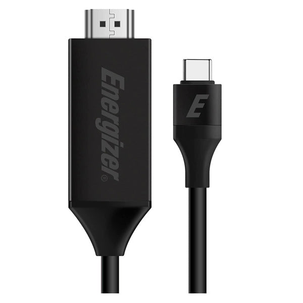 Energizer HDMI to USB-C Cable, 2 Meters – Black – C112HKBK