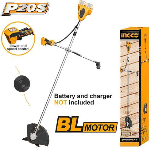 Coupe-herbe et débroussailleuse à batterie 40 V INGCO CSTLI20018