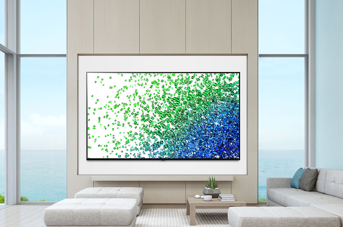 50NANO80VPA  Téléviseur LG NanoCell de 50 pouces de la série NANO80, doté d’un design Écran de cinéma, Active HDR 4K, de la plateforme WebOS Smart et de la technologie AI ThinQ gradation locale
