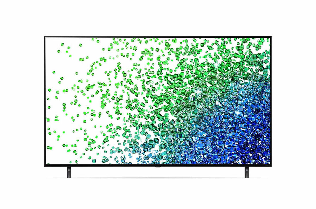 50NANO80VPA  Téléviseur LG NanoCell de 50 pouces de la série NANO80, doté d’un design Écran de cinéma, Active HDR 4K, de la plateforme WebOS Smart et de la technologie AI ThinQ gradation locale