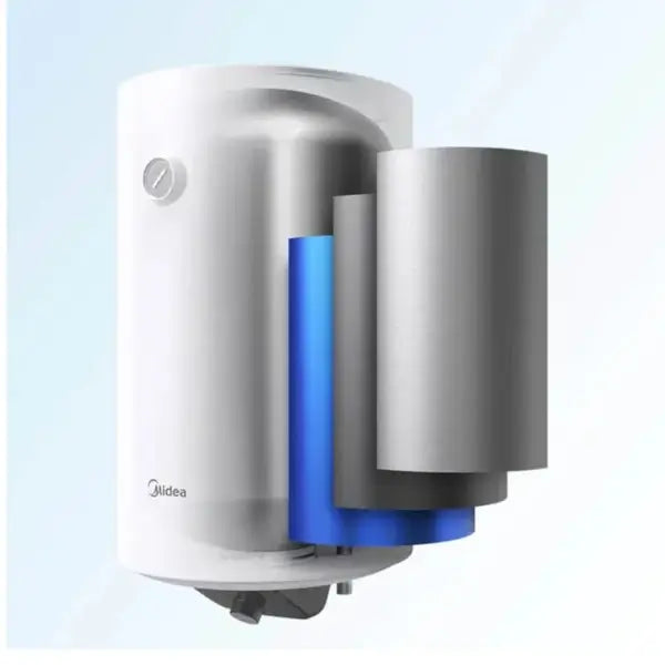 Chauffe eau électrique vertical Midea 100 L 1500 W Pot en émail Indicateur de D100-15FG — vue 3
