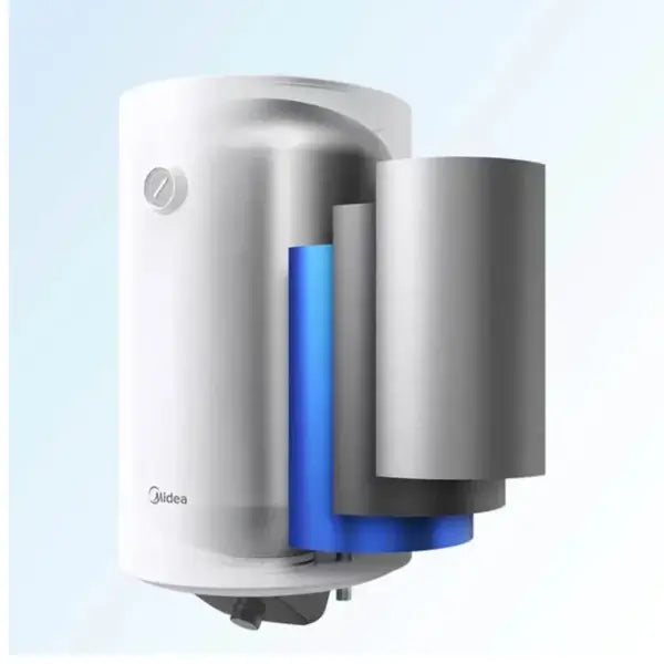 Chauffe eau électrique vertical Midea 50 L 1500 W Pot en émail Indicateur d’alimentation D50-15FG — vue 3