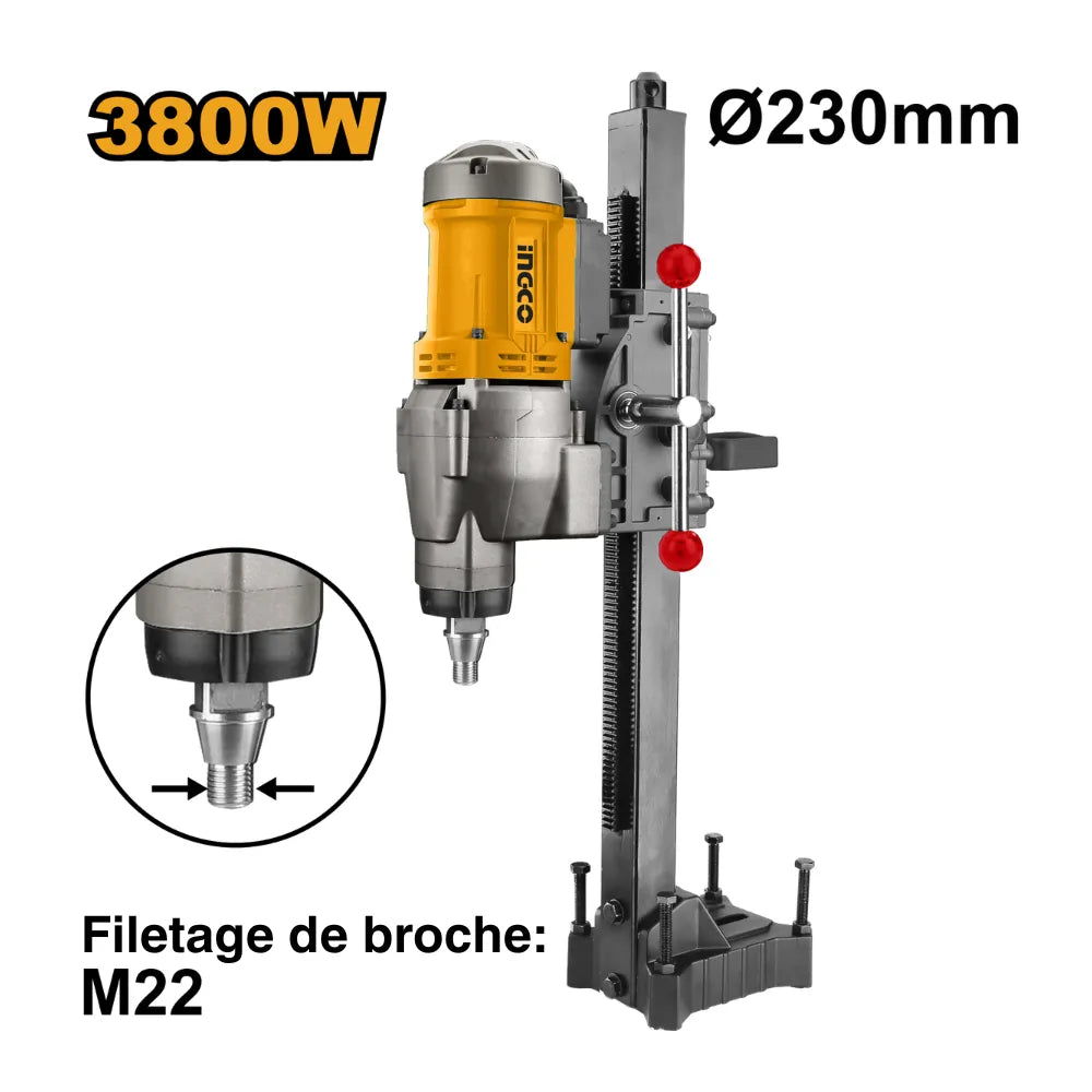 Carotteuse diamant 3800 W INGCO DDM38001