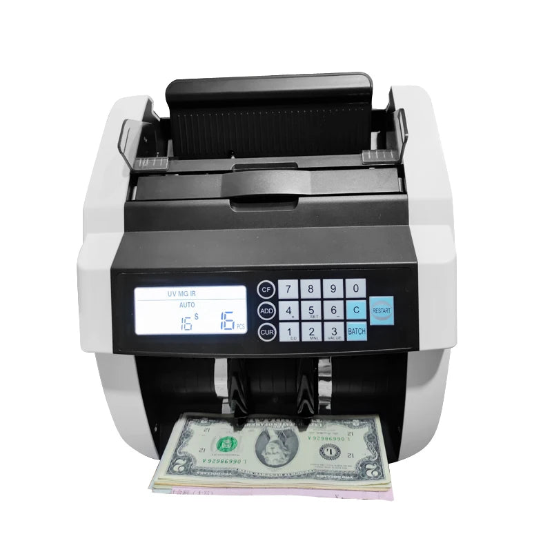 DJOK TL-MC-42 – Compteuse de Billets Professionnelle avec Détection de Faux Billets (UV/MG/IR)