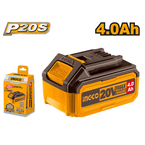 Batterie lithium‑ion 20 V 4,0 Ah INGCO FBLI20021