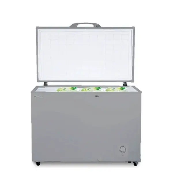 Congélateur horizontal une porte Hisense 297 L 1 panier à l’intérieure 1114 W x 630D x FC390SHI