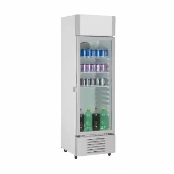 Refroidisseur une porte vitrée No Frost avec 4 roues Hisense 222 L Fermeture automatique FL-30FC