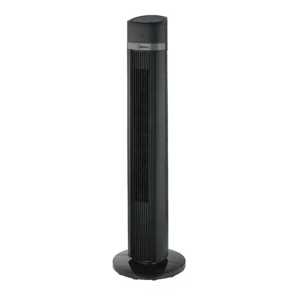 Ventilateur Tour Ivoire avec télécommande Midea 3 vitesses Puissance 45 W Noir FZ10-18TRB — vue 3
