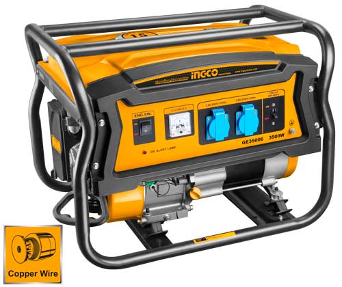 Groupe électrogène essence 3,5 kW - 4 kVA - 5 HP INGCO GE35006