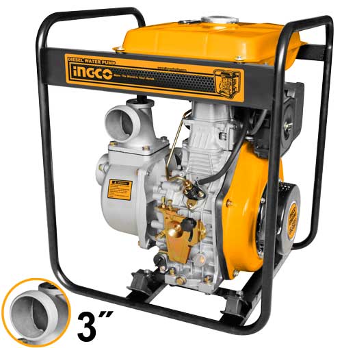 Motopompe diesel 3" - 5,5 HP / 12,5 L INGCO GEP301