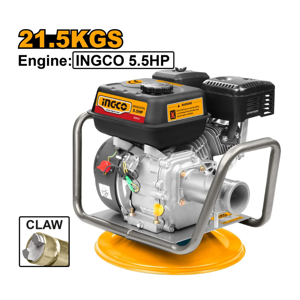 Vibreur à béton 4,0 kW (5,5 HP) claw INGCO GVR2
