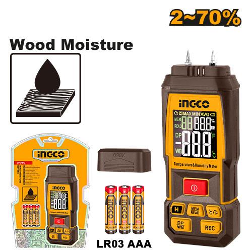 Humidimètres pour bois 2 - 70% INGCO HETWM031