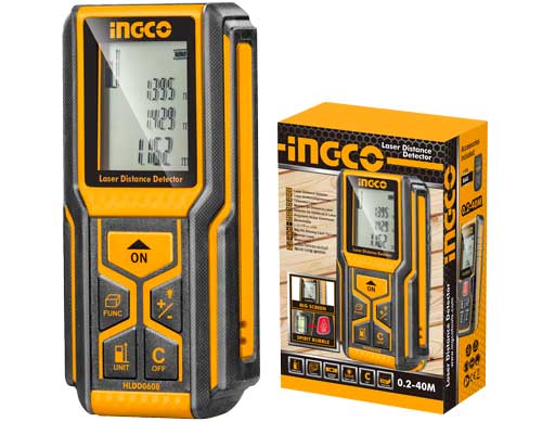 Télémètre laser 60 m / ± 2,0 mm INGCO HLDD0608