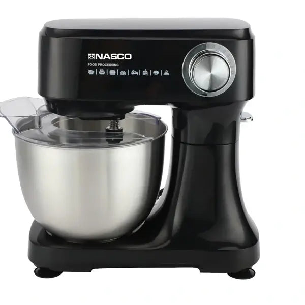Robot Pâtissier Nasco 3.5 L 600 W 12 vitesses Bouton de pulsion Batteur électrique Acier KM3000-GS
