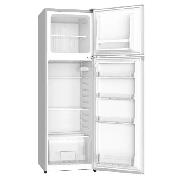 Réfrigérateur combiné double portes Nasco 166 L 2 tiroirs au réfrigérateur Économique KNASF2-340S