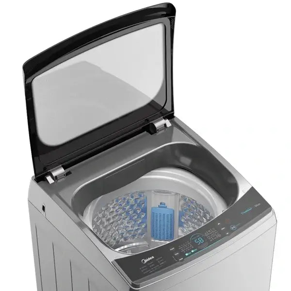 Machine à laver automatique Midea 10.5 kg Puissance 600 W Ouverture par le haut Essorage MA200W105/G