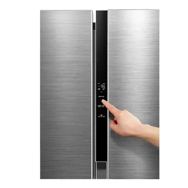 Réfrigérateur Américain double portes Nofrost Inverter Midea 460 L 8 tiroirs + 4 casiers MDRS619FGF46 — vue 2