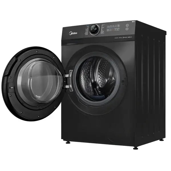 Machine à laver inverter Midea 8 kg Ouverture frontale Rinçage Essorage Wifi Connect MF200W80WB/T — vue 2