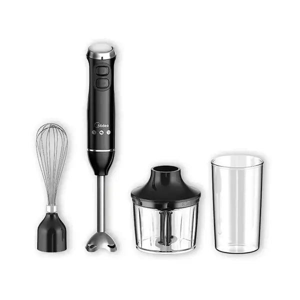 Mixeur à main Midea 600 W Lame en acier inoxydable MJ-BH6001W