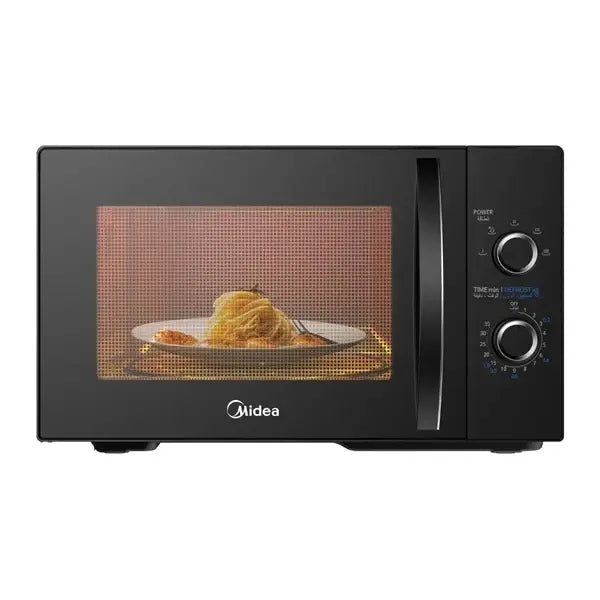 Micro Onde avec poignée Midea 25 L 800 W 5 niveaux de puissance Fonction grill Affichage MM8P022KG-B
